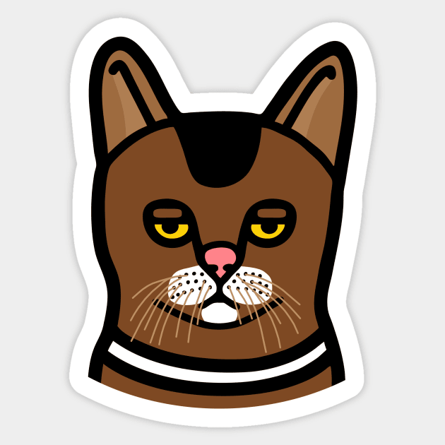 Cat Sticker by AdrianaStore